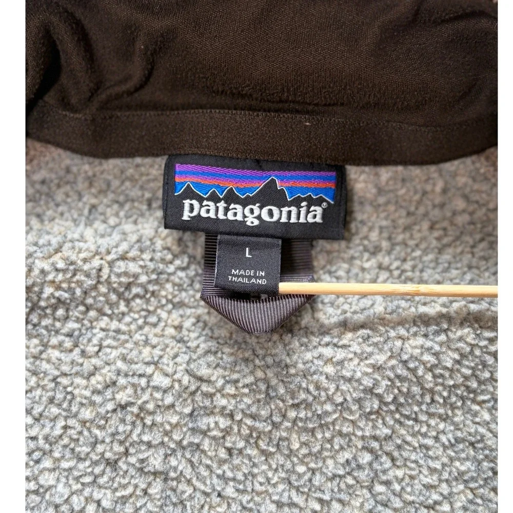 Patagonia Brown Better Sweater 1/4 Zip Pullover Mens Large Excellent